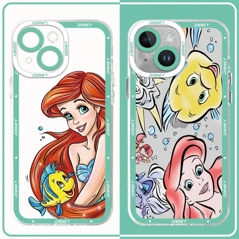 

Чехол для Samsung Galaxy A52 A42 A23 A53 A22 A13 A72 5G A21s A73 A32 A52s A12 A33 Ariel Princess Disney прозрачный мягкий чехол