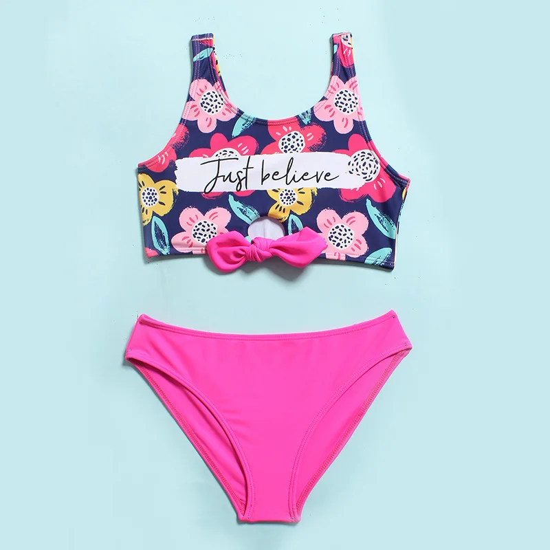 

Multi-color Cute Kids Baby Girls Swimwear Two Pieces Suit 1-5Y Toddler Bikinis Swimsuit High-quality Children's Swimsuits Set