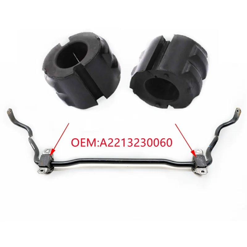 

Front Suspension Stabilizer Bushing Anti Roll Sway Bar Bush Rubber 2X For Mercedes Benz W221 S63 S350 S430 S500 S550 S600 06-13