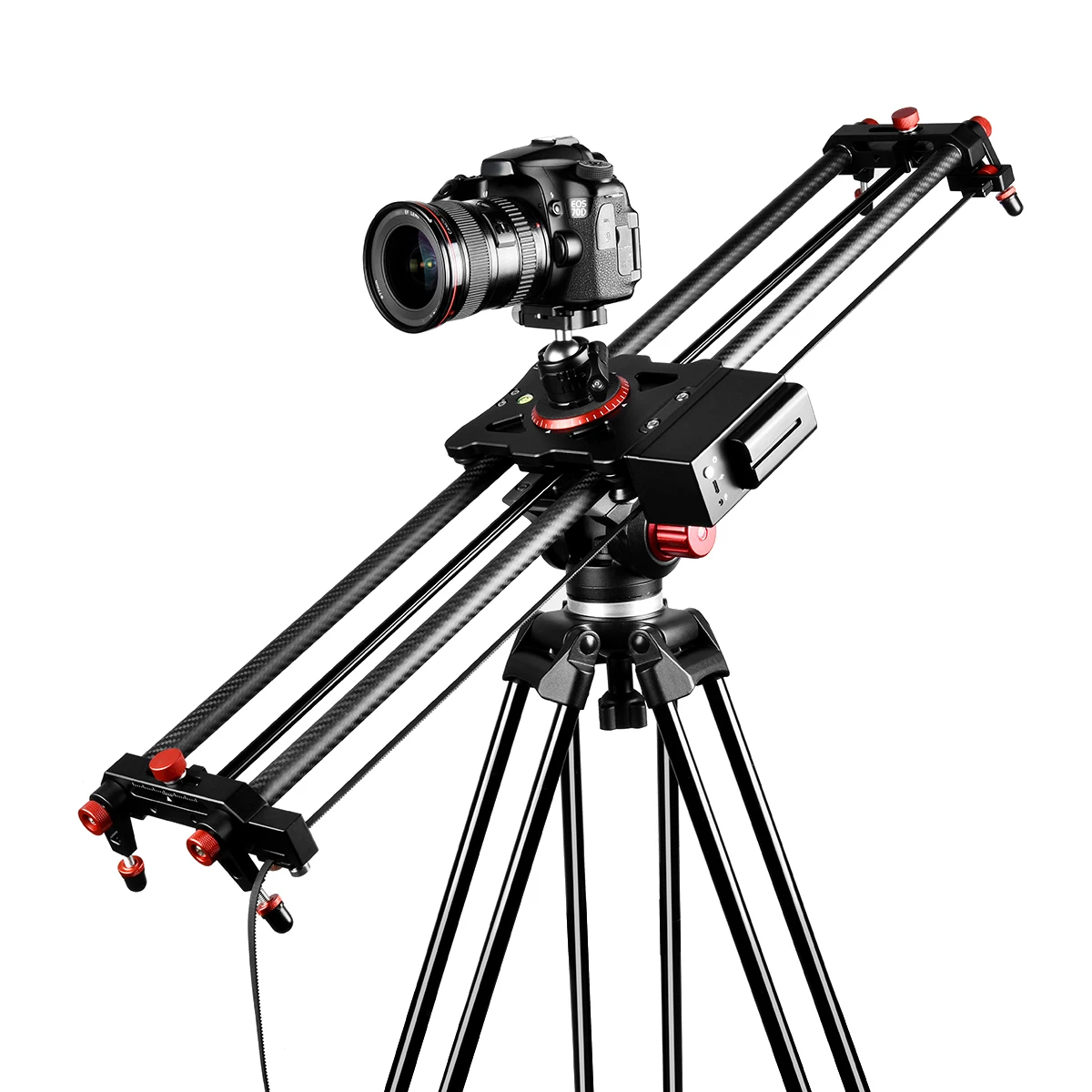 

100 cm Electric Slider DSLR Camera Slider Shooting Carbon Fiber Stabilizer Rail For Video Photography Dolly Track Slider
