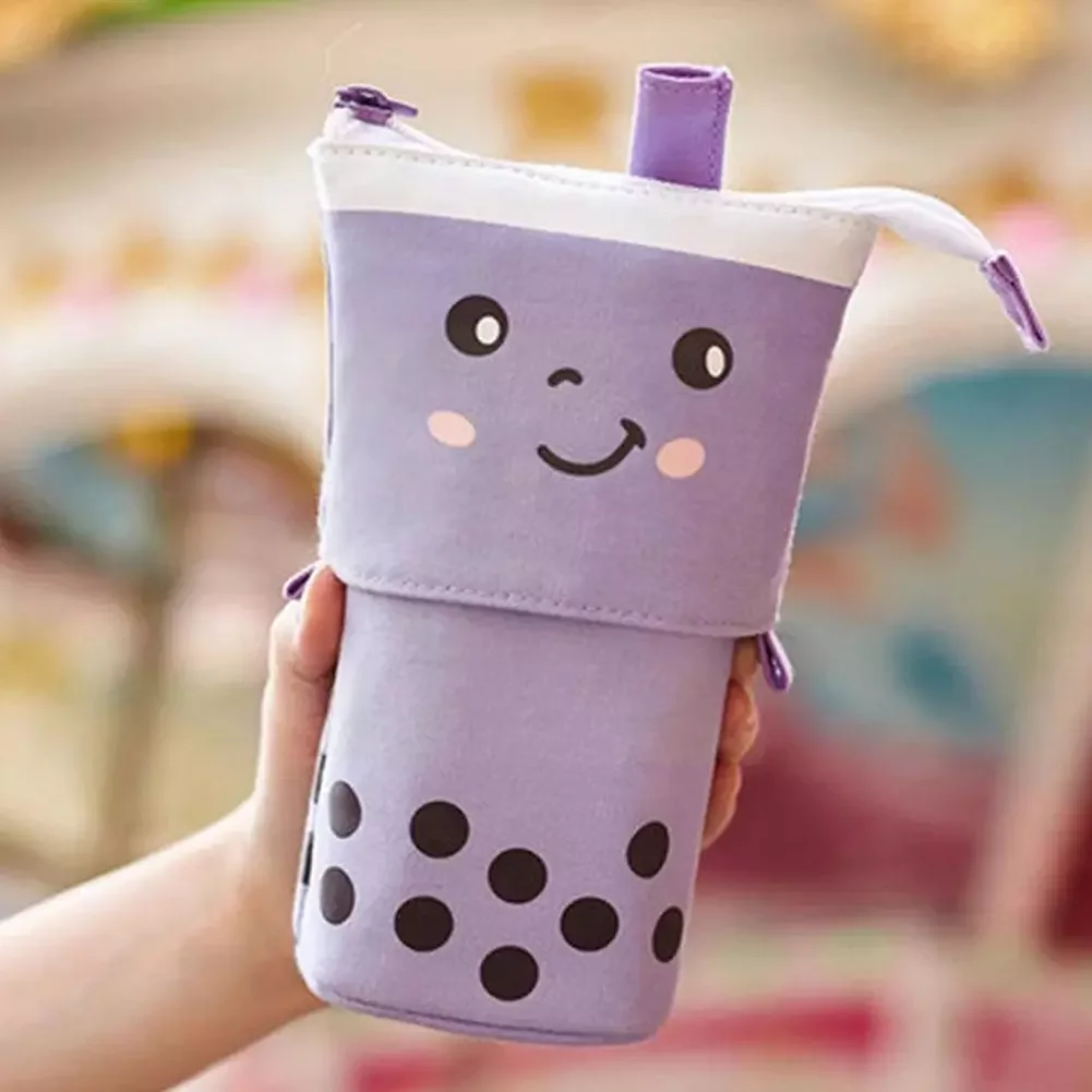 

Оригинальный выдвижной пенал, школьные канцелярские товары, сумка для хранения, волнистый тканевый подарок, чехол, ручка для детей, точечны...