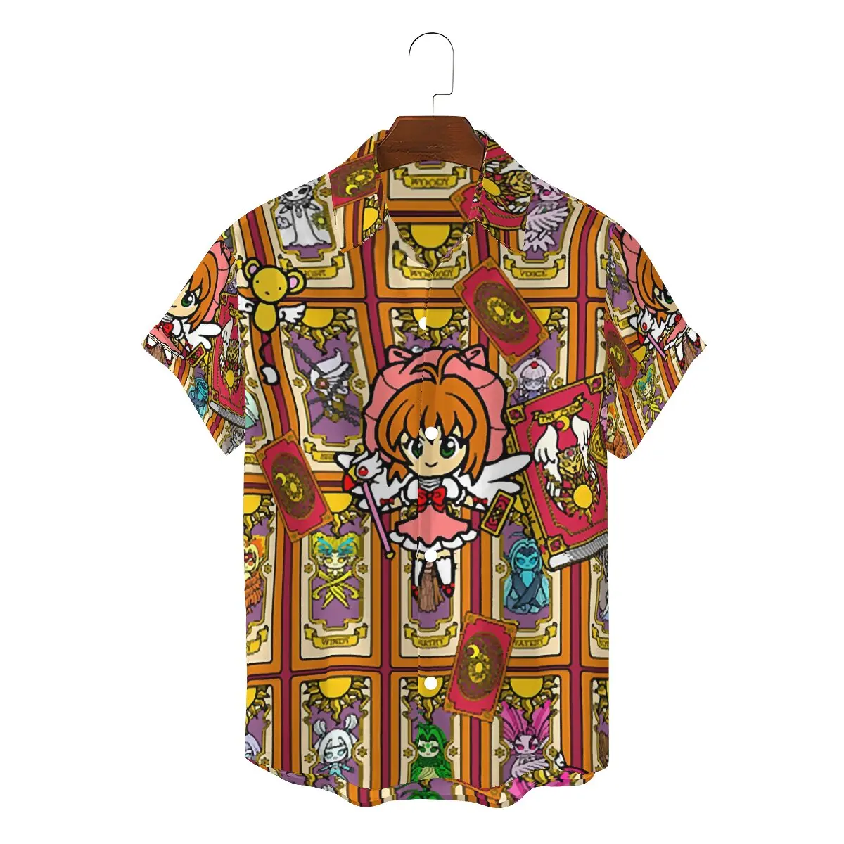 

Funny Special 3D Shirt Card Captor Sakura Cartoon Leisure Hawaii Shirts Summer Stuff For Adult