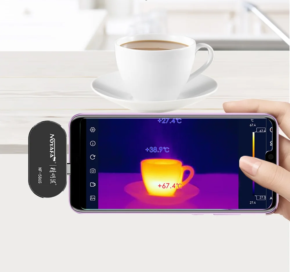 

Новая телефонная инфракрасная тепловизионная камера NOYAFA NF-586S/583S, тепловизор P2, тепловизор для диагностики утечки, тепловой датчик