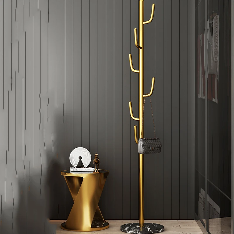 

Hallway Entrance Clothes Rack Drying Standing Bedroom Metal Clothes Rack Aesthetic Boutique Burro Ropa Perchero Nordic Furniture