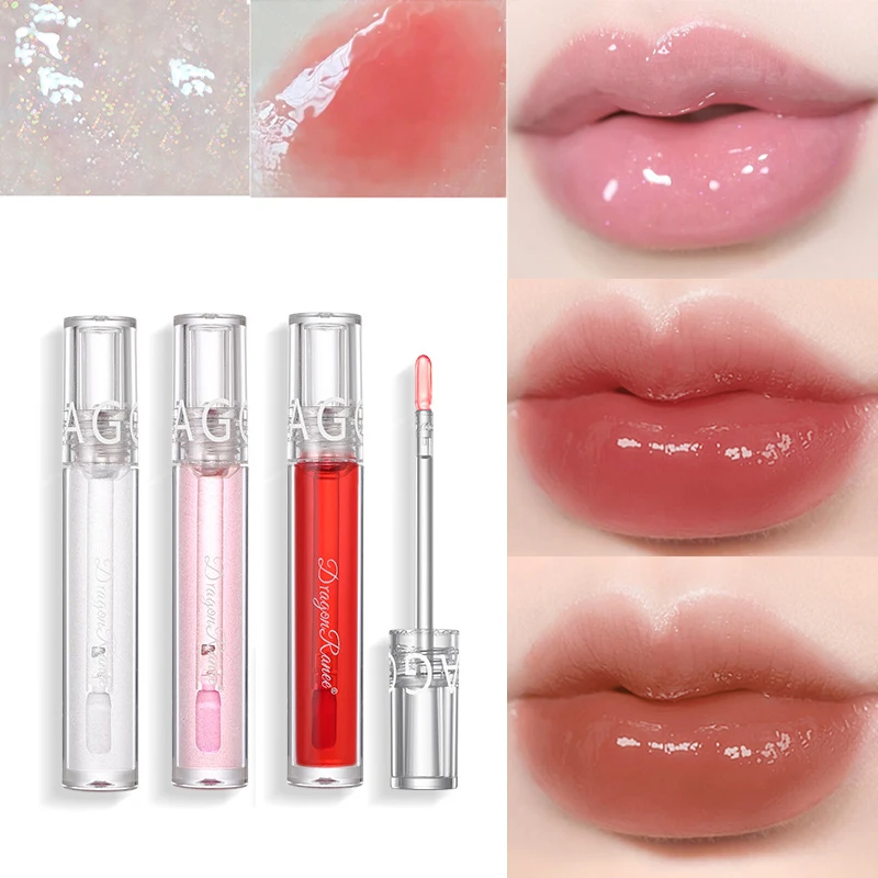 

Mirror Water Lip Gloss Lip Glaze Transparent Glass Lip Oil Waterproof Lasting Liquid Lipstick Lip Gloss Lips Makeup Cosmetics