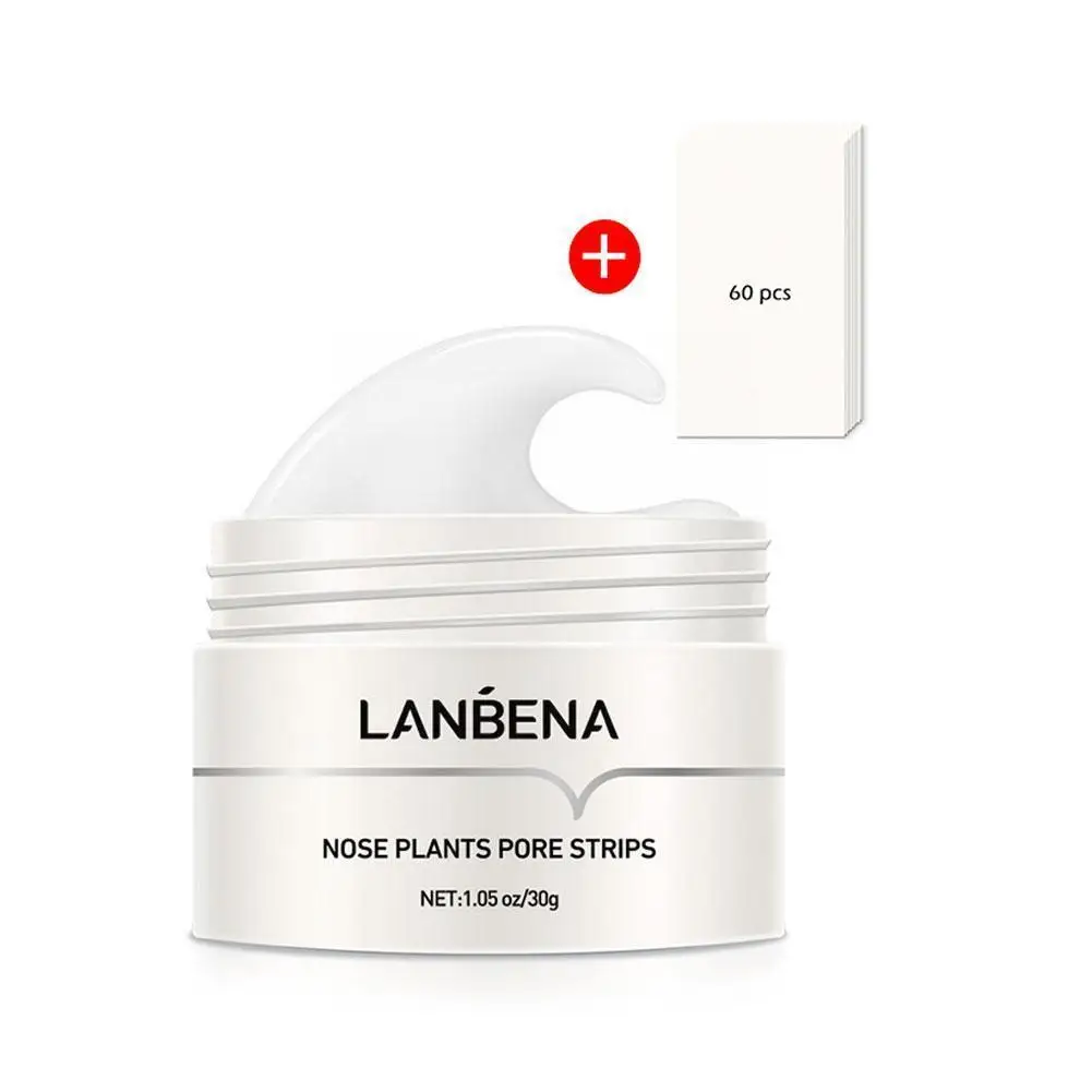 

LANBENA Blackhead Remover Cream Paper Plant Pore Strip Peel Acne Nose Treatment Care Mask Cleansing Mud Off Skin F9O5