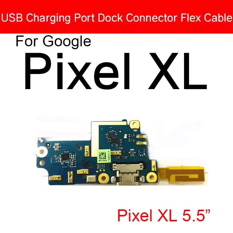 

USB Charging Port Flex For Google Pixel 2 2XL 3 3XL 3A XL 4 4XL 4A 5G Charger Port Dock Plug Connector Board Flex Cable PCB Part