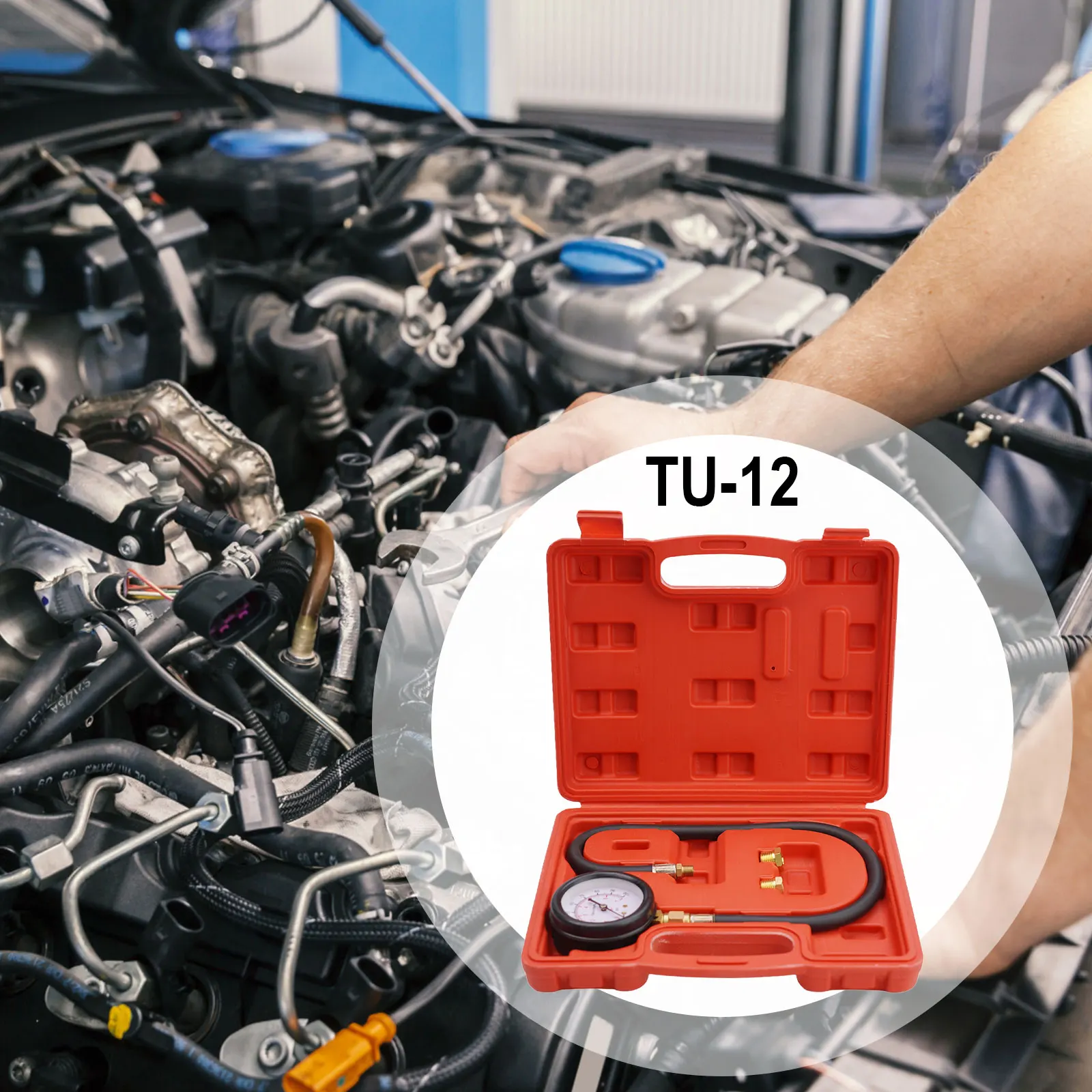 Тестер давления масла 0-100 фунтов на квадратный дюйм набор тестеров сжатия