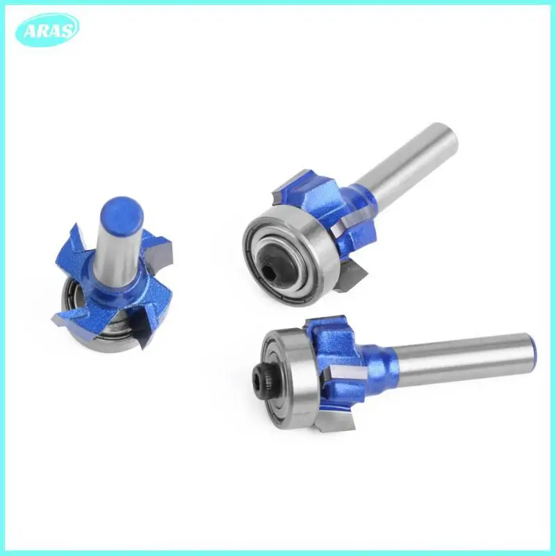 

Chamfer Router Bit High-grade Rust-proof Round Cut 8-handle High Hardness Woodworking Milling Cutter Woodworking Tool Four-edge