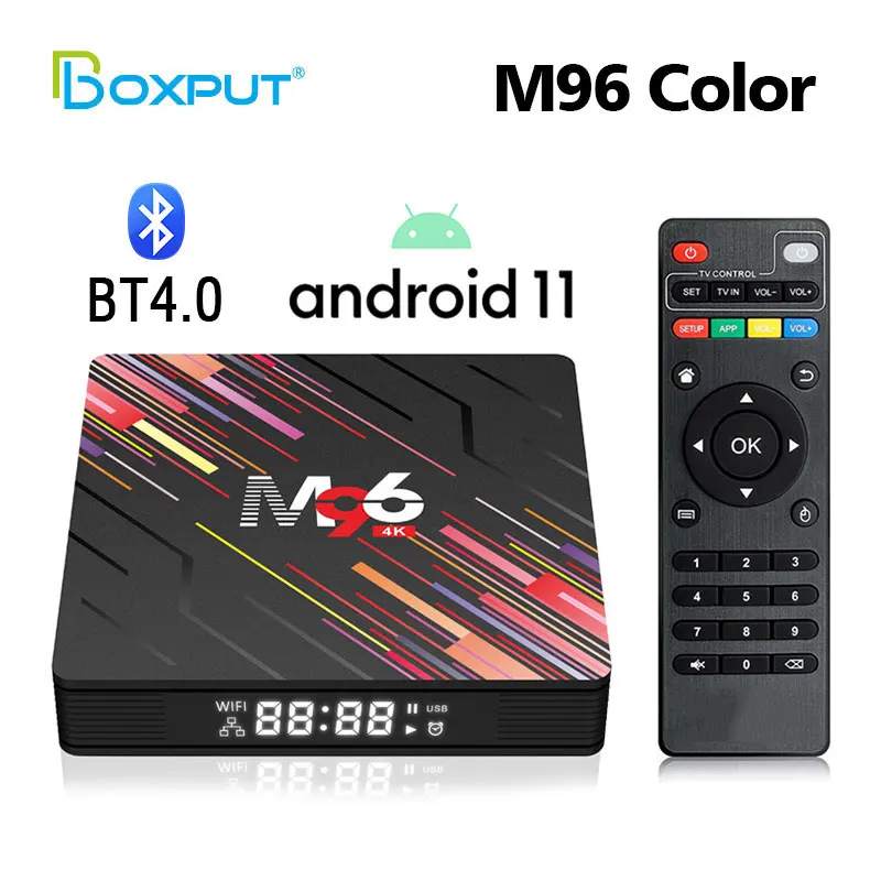 Цветная ТВ-приставка M96 Android 2 4 поддержка iptv Google YouTube медиа-плеер RockChip3318 BLE G/5G