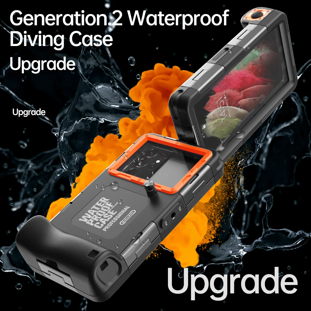 

15M Professional Diving Case For iPhone 15 14 13 12 Pro Max Underwater Taking Waterproof Cases For Samsung S22 S23 Ultra A14 A13