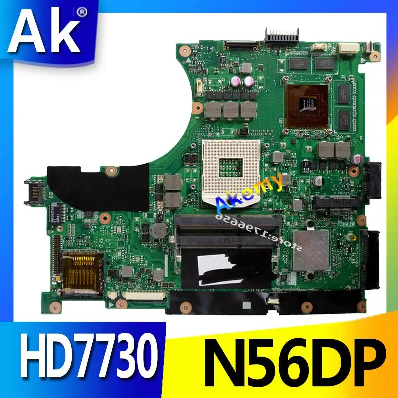 

Материнская плата для ноутбука AK N56DP HD7730 2 ГБ для N56DP N56D тестовая материнская плата N56DP тест материнской платы 100% ОК 60-NQOMB1002-C03