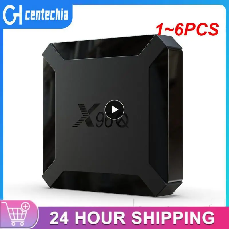 

1~6PCS Fast Shipping X96Q Android 10.0 Smart TV BOX 2GB 16GB Allwinner H313 Quad Core 2.4G WIFI 4K VS X96 Mini Set Top Box 1GB