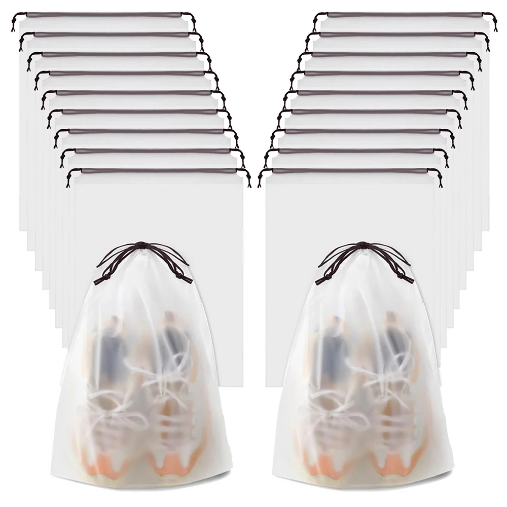 

Прозрачные пластиковые сумки для хранения обуви, 10 шт.