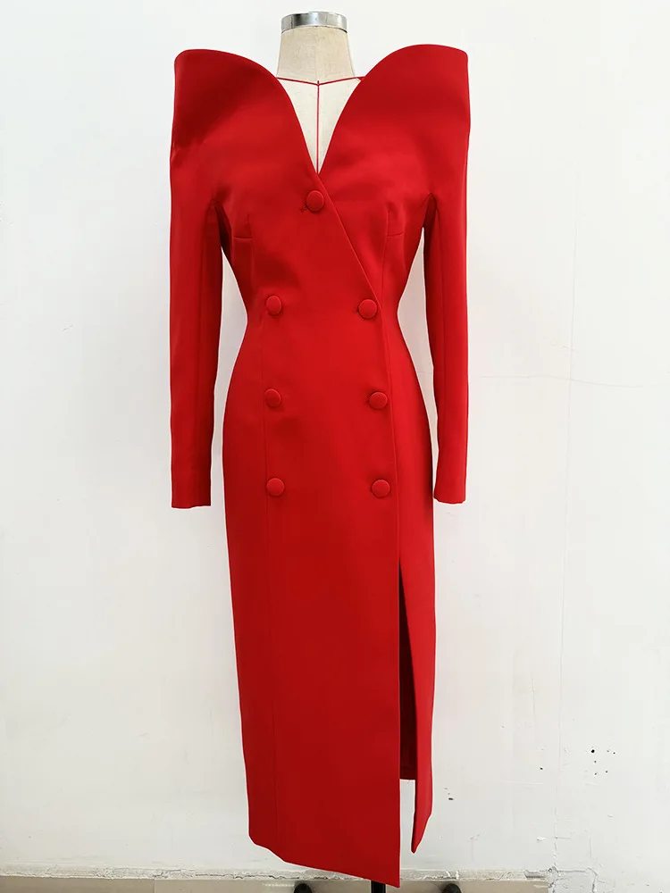 2024 Праздничное Платье Зима Индивидуальность Дизайна Стоячий Воротник