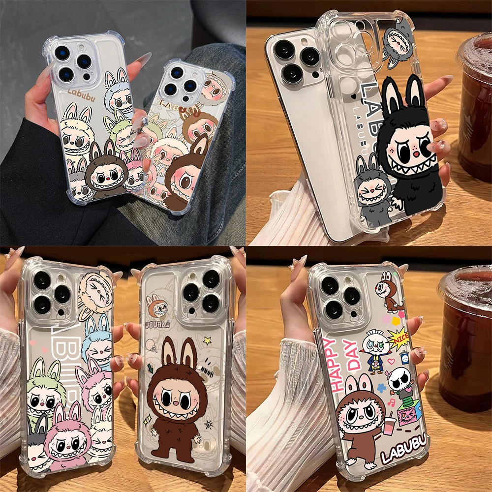 Cartoon New Doll Labubus Phone Case For vivo V40 V30 V29 V27 V27E V25 V23 Y02 Y76 Y38 Y28 Y03 Y17s Y78 Y36 Y27 Y35 Lite Pro 5G