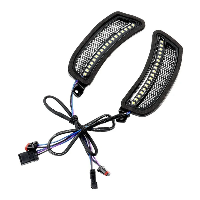 Аксессуары для мотоциклов светодиодные обтекатели вентиляционные фонари Softail Low