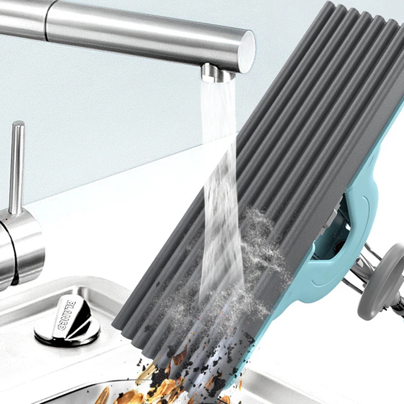 Клей хлопковые швабры сильное впитывание воды складной сжимающий плоский моп