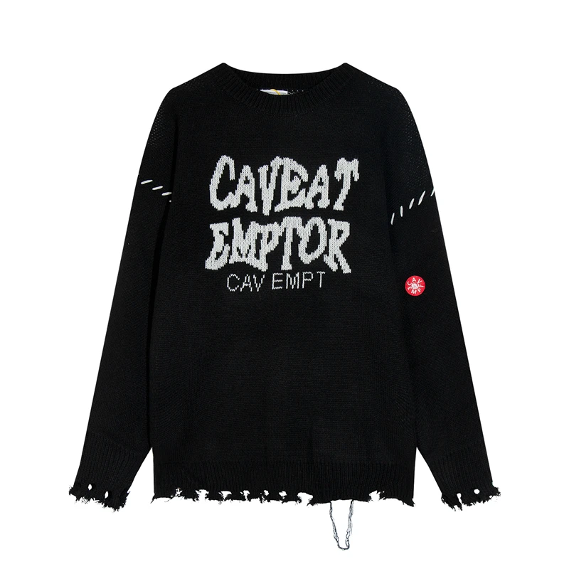 

Свитер Lazy Wind LIFE CAVEMPT для мужчин и женщин, высококачественный вязаный свитер CE