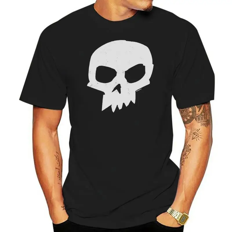 

Toy Story Sid Distressed Skull Black Men's T-Shirt NewTops wholesale Tee custom Environtal printed Tshirt cheap wholesale