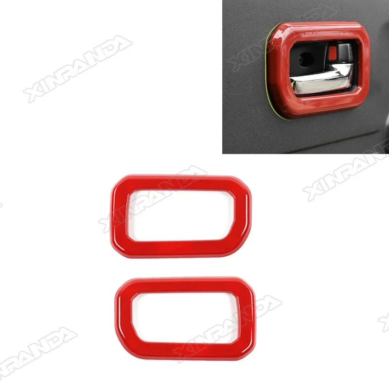 

Декоративная крышка для внутренней дверной ручки автомобиля, отделка, наклейки, рамка для Suzuki Jimny 3, дверные молдинги, аксессуары 2019-2024