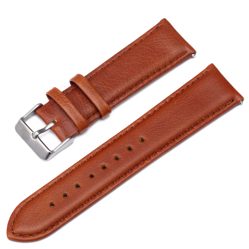 Quick Open Watch Band Easy Release Watch Strap Thin Leather Watch Strap