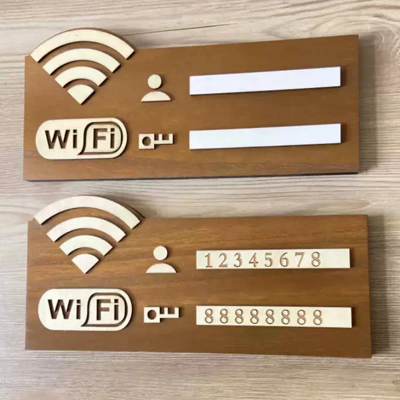 

Деревянные наклейки WIFI N2HAO