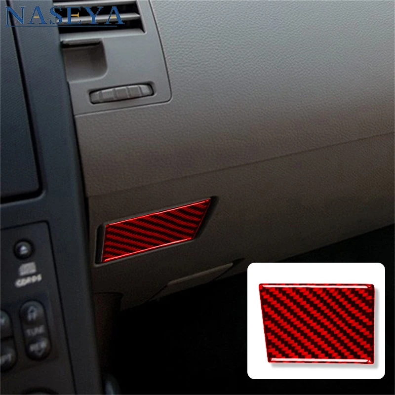 Наклейки из углеродного волокна для Nissan 350Z 2003 2004 2005 копилот ящик хранения замки