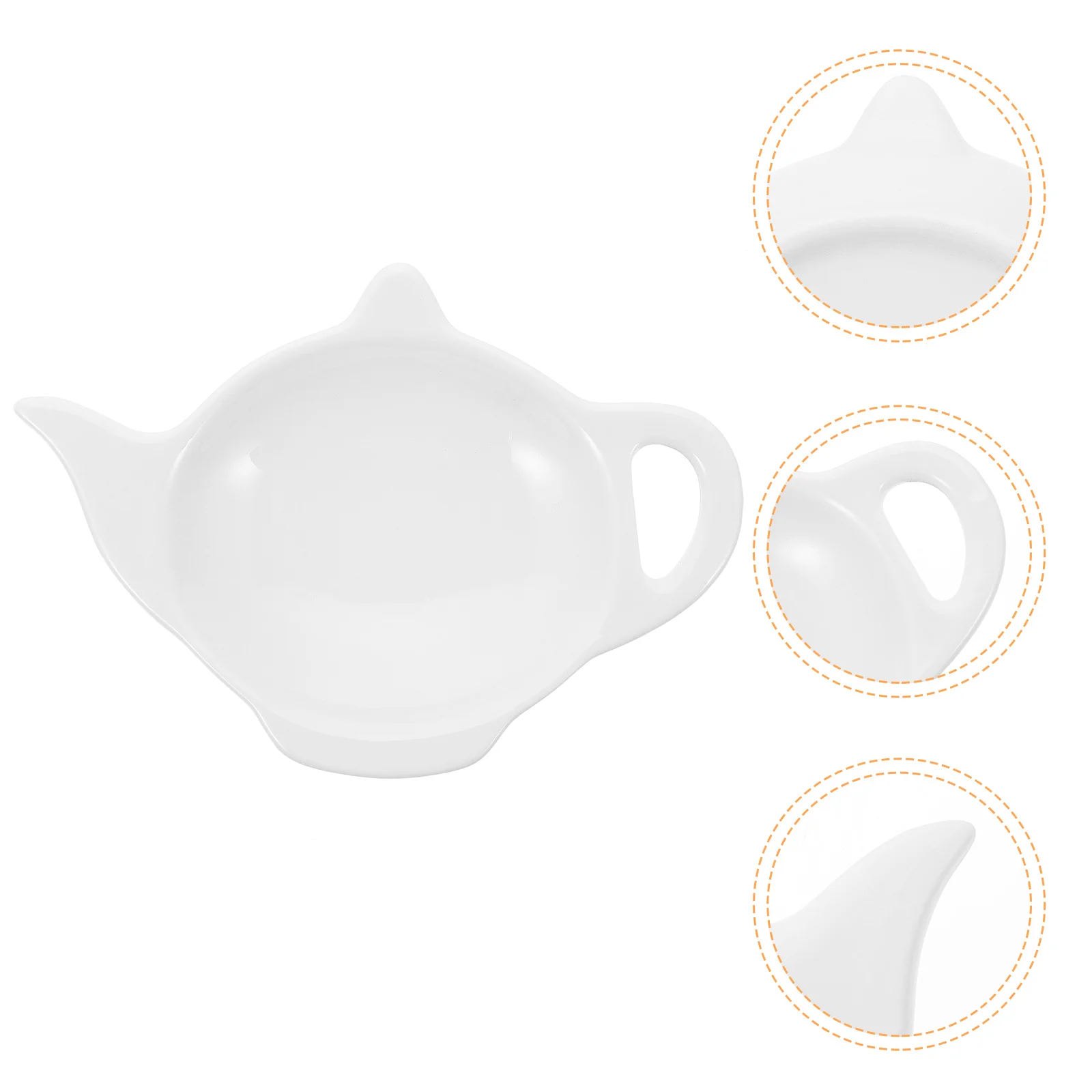 

Tea Dishceramic Holder Teabag Bowl Saucer Appetizer Plates Soy Seasoning Plate Sauce Dipping Bowls Sushi Rest Vinegar Coaster
