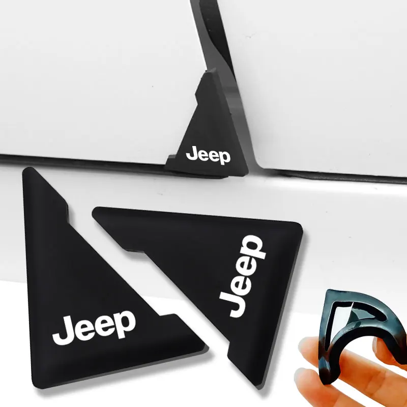 

2pcs Door Corner Cover Anti-Scratch Collision Stickers for Jeep Wrangler JK JL 2007-2017 Steel Climbing Kit Gladiator JT 2018