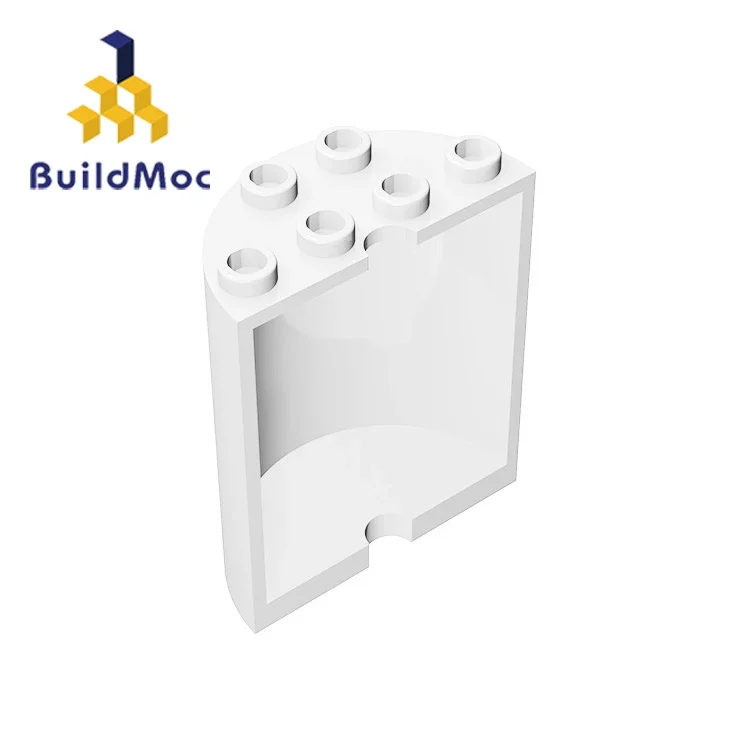 Строительный блок BuildMOC игрушка собирает частицы 20430 6259 полуцилиндр 2x4x4 шпильки
