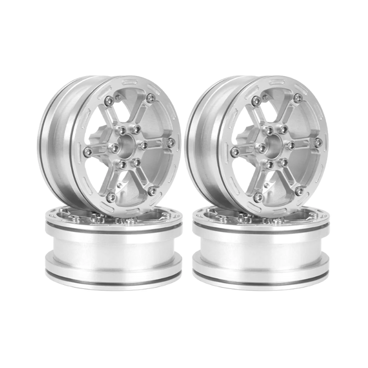 

56 г, яркий вес 2,2, металлическая ступица обода колеса для радиоуправляемого гусеничного автомобиля 1/10, осевой SCX10, Wraith, Капа RR10, TRX4,6