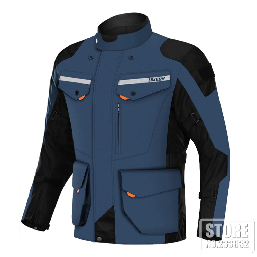 LYSCHY мотоциклетная куртка, брюки, костюм, морозостойкая водонепроницаемая зимняя мужская мотоциклетная куртка, защитное снаряжение, бронеодежда
