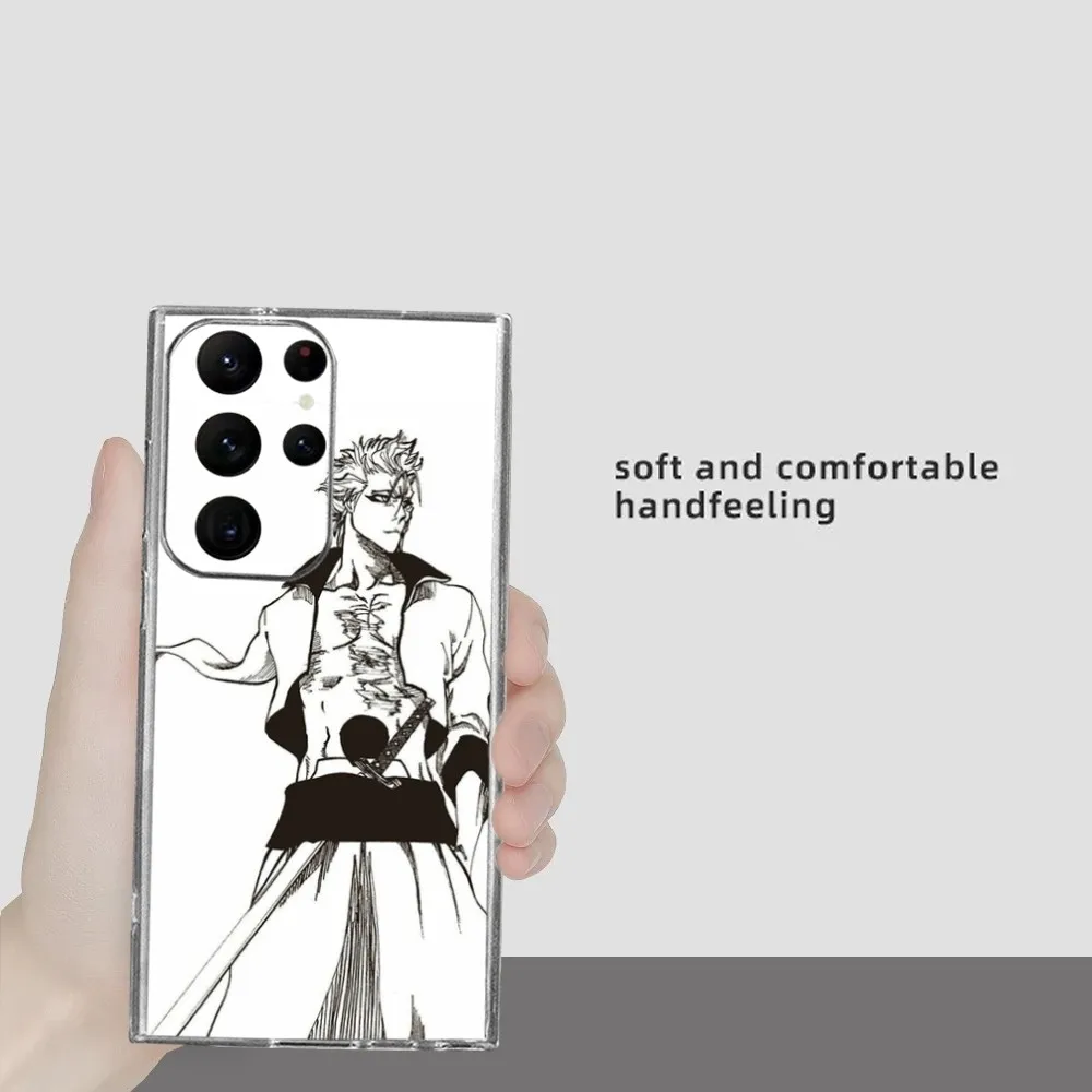 G-Grimmjow J-jaegerjaплос чехол для телефона Samsung Galaxy S24 Ultra S22 S23 S21 S20 5G защитный силиконовый