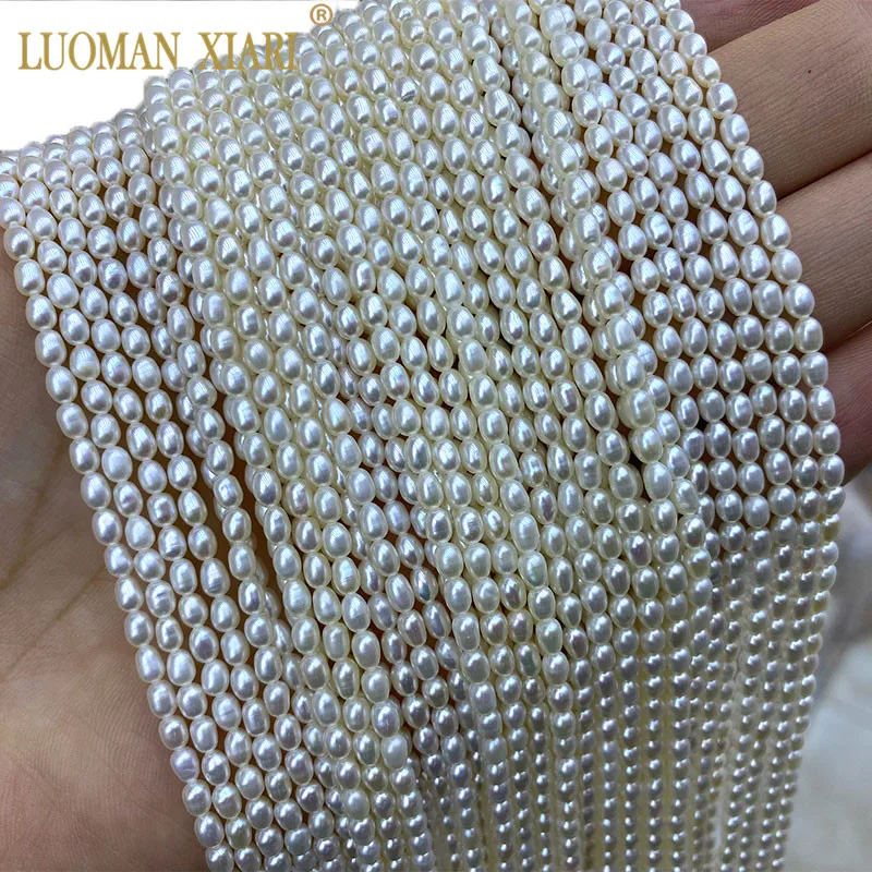 Cuentas barrocas de perlas de agua dulce 100% Natural para fabricación de joyas, pulsera artesanal de 3-11MM, de buena calidad, AA/AAA, venta al por mayor
