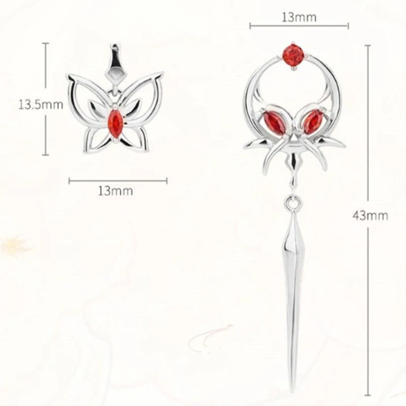 Серьги-капельки Tian Guan Ci Fu цинковый сплав