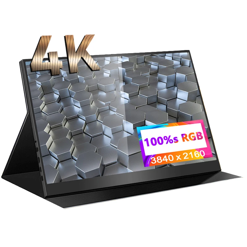 

15,6 дюймов 4K 144 Гц 2K портативный монитор 100% sRGB Игровая USB TYPE C HDMI Игровая панель для PS5 XBOX Switch ноутбука смартфона геймера