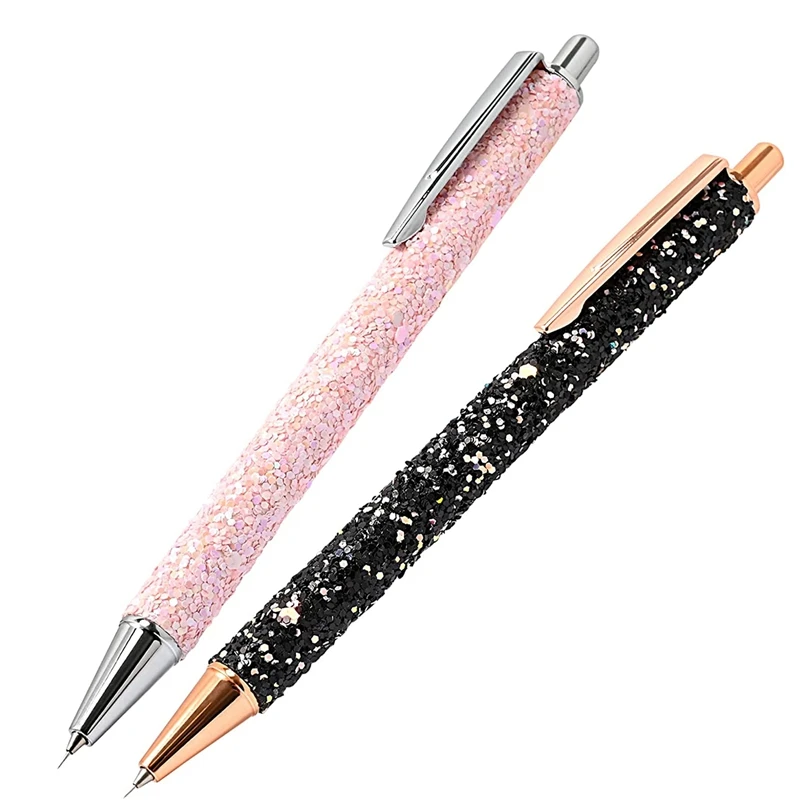 

2 шт. блестящая Свадебная ручка, фоторучка, инструмент для прополки винила, ручка для простого творчества, виниловая ручка