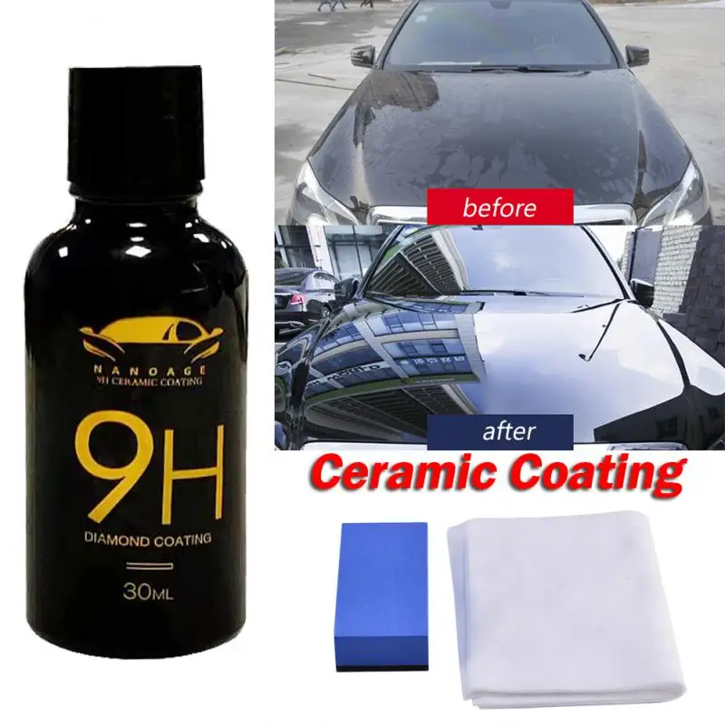 

Ceramic Coating For Auto Paint Crystal Wax Spray Nano Hydrophobic Liquid Polymer Oleophobic Anti Rain Quick Waterless Car Care