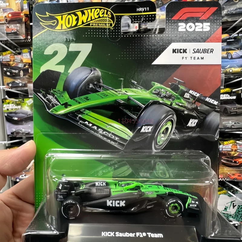 Фото Коллекционная миниатюра Hot Wheels Original Mattel Premium, масштаб 1:64, модель болида Формулы-1 HRV11 2025 Oracle Red Bull Racing F1 №2