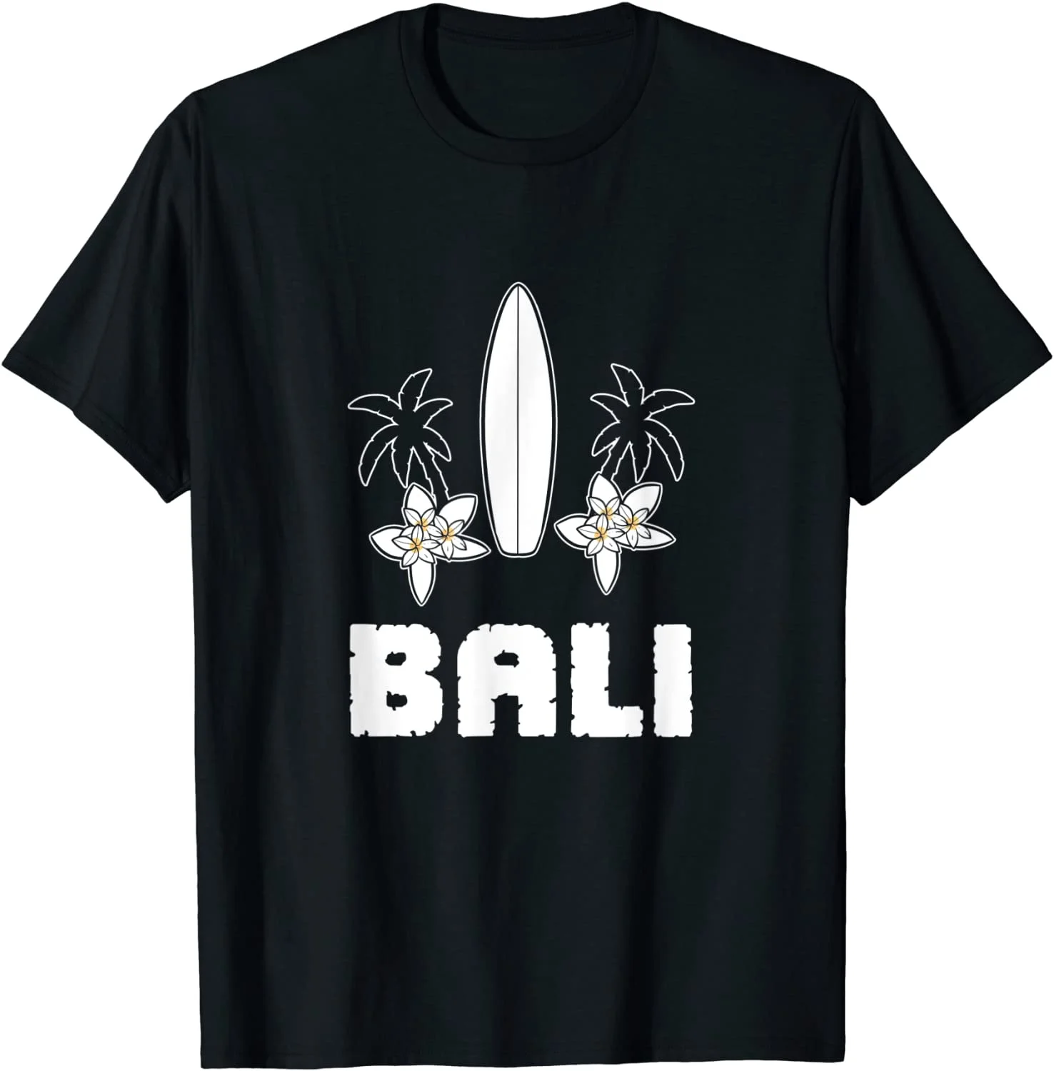 

Palm Tree Flowers Bali Indonesia T-Shirt