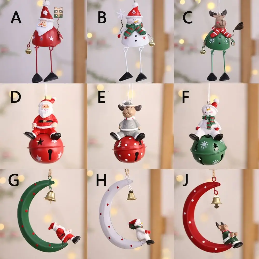 Подвеска из смолы в виде снеговика/лося/Санта-Клауса