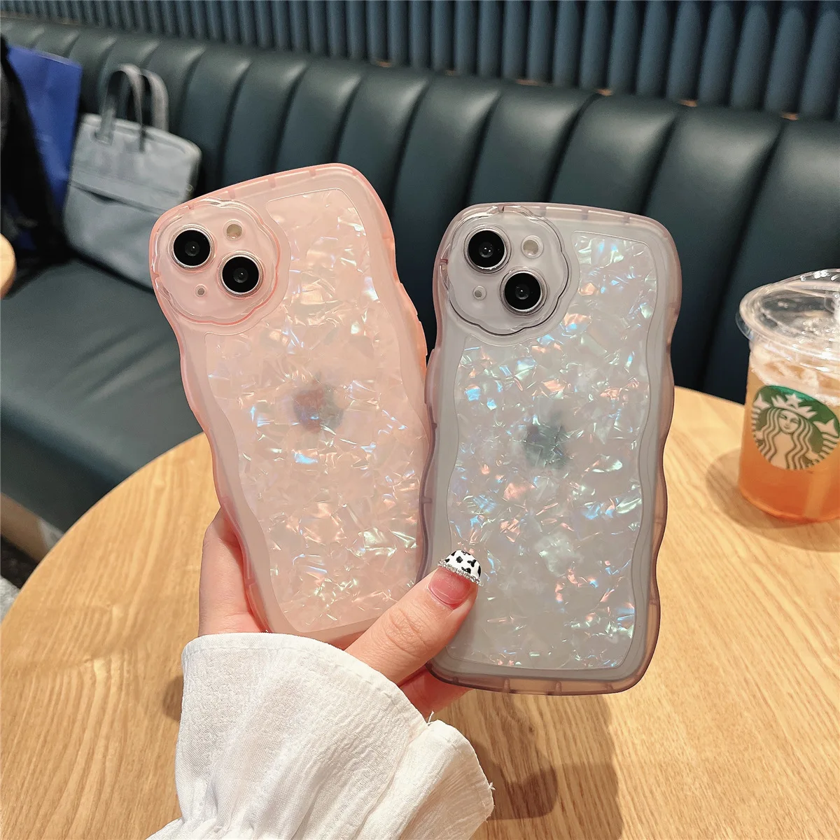 

Fashion Simple Wavy Pattern Soft Anti fall Protective Phone Case for iPhone 14 13 12 11 Pro Max XS Max XS XR 11 12 13 14