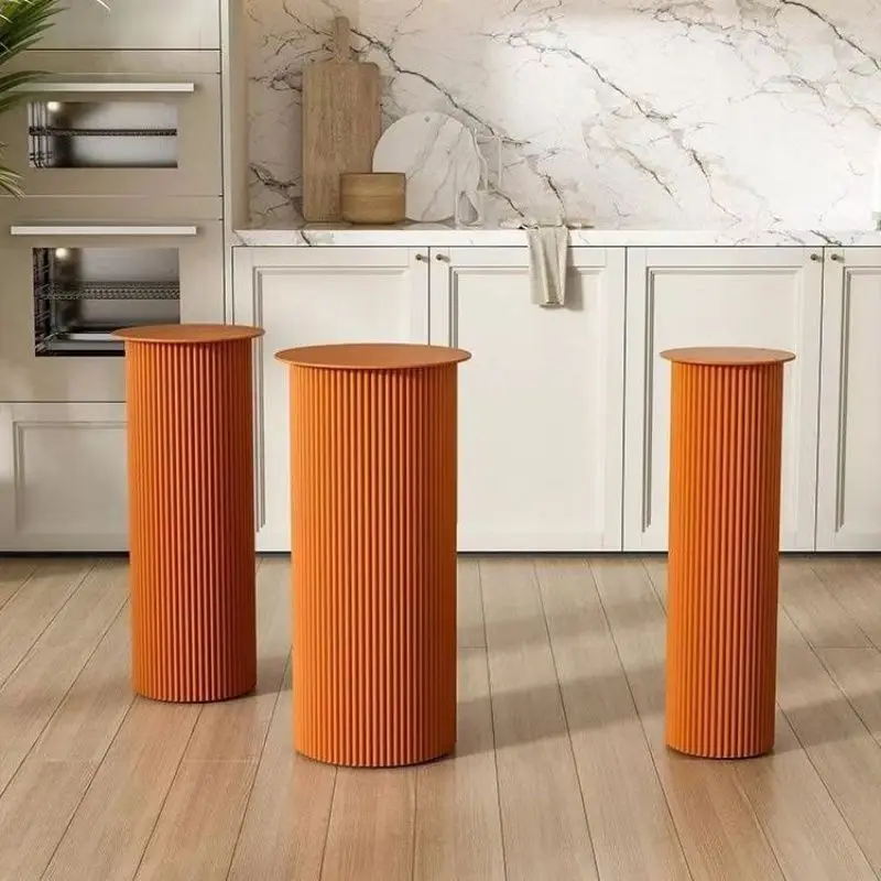 Железные металлические ножки стола барная стойка каменная плита кремовые