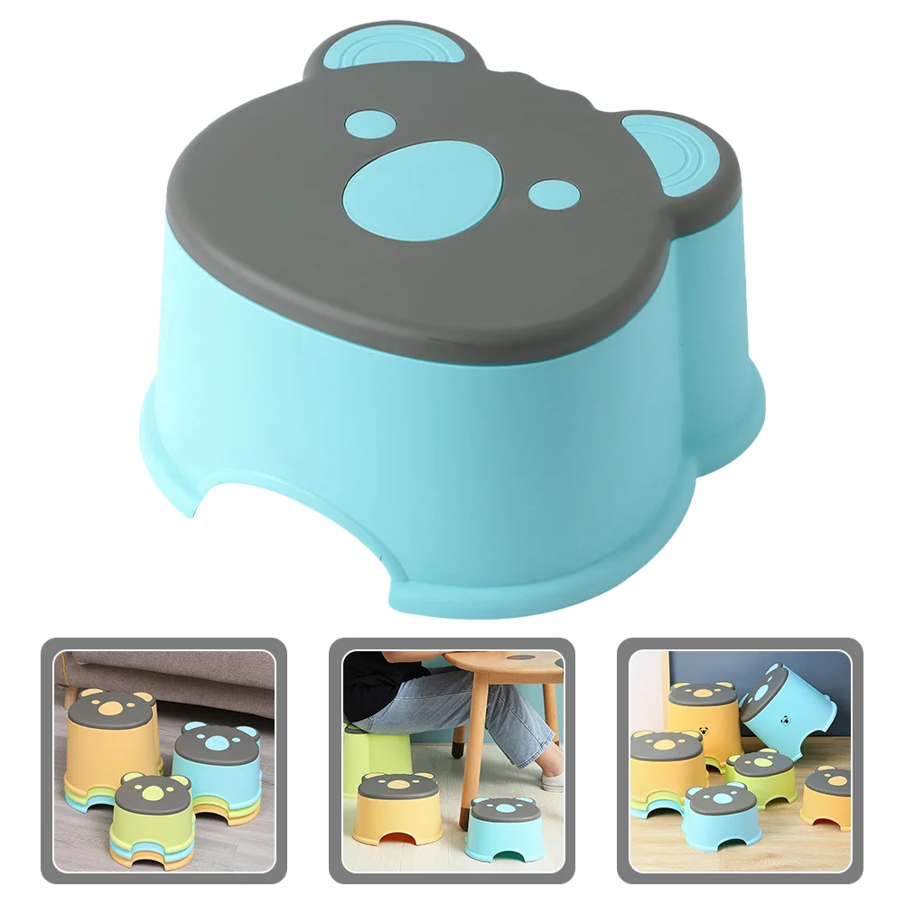 

Stool Step Kids Toilet Childrenfootstool Bathroom Low Stackable Poop Chairslip Non Kindergarten Single Bedroom Cartoontoddlers
