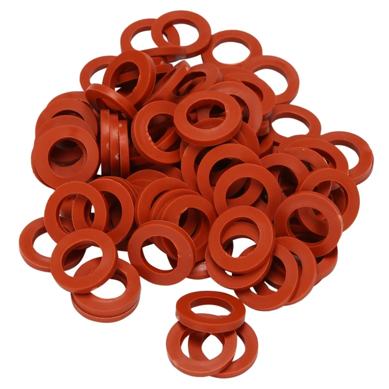 

Outdoor Garden Hose Rubber Washer Gasket, 90Pcs Red O-Rings Rubber Washer Gasket Combo Pack For 3/4Inch Garden Hose And Water Fa