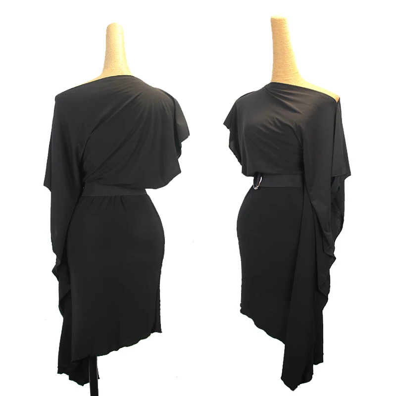 Новая женская одежда для латиноамериканских танцев мягкое и удобное платье на