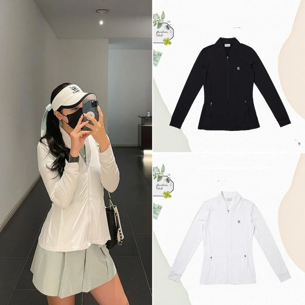 

Golf Clothing Women's Long-sleeved Jacket New Zipper Slim-fit All-match Top Trendy