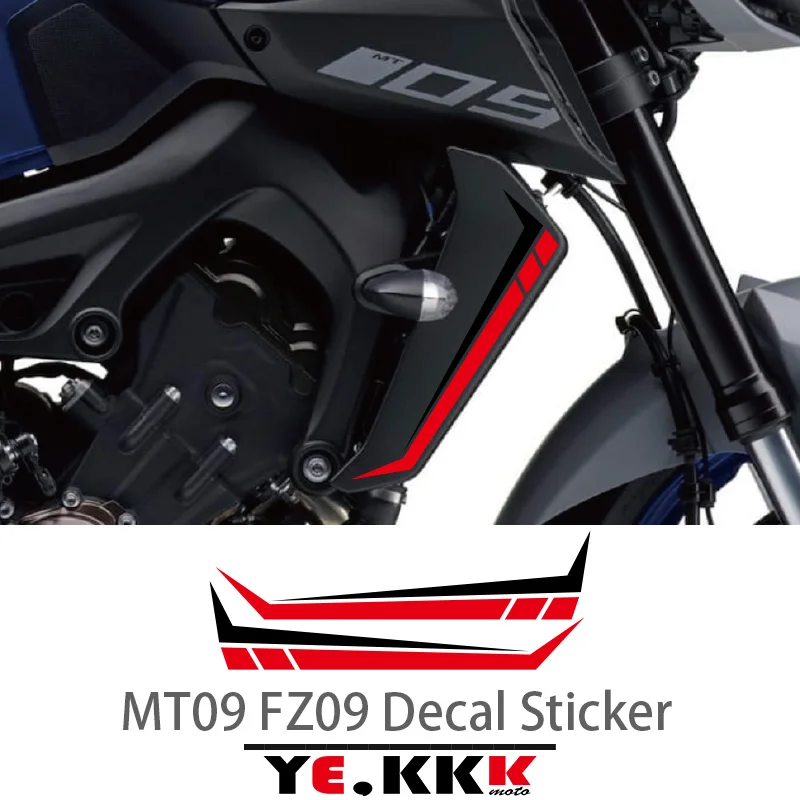 For YAMAHA MT09 MT09SP MT-09 FZ-09 FZ09 Radiator Rad Guard Decal Sticker Multiple Colours Available