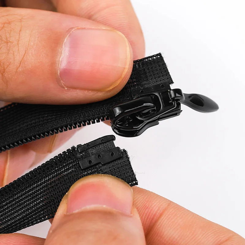 Невидимая молния 3 # длина 30-90 см черная белая нейлоновая мягкая шифоновая из тюля